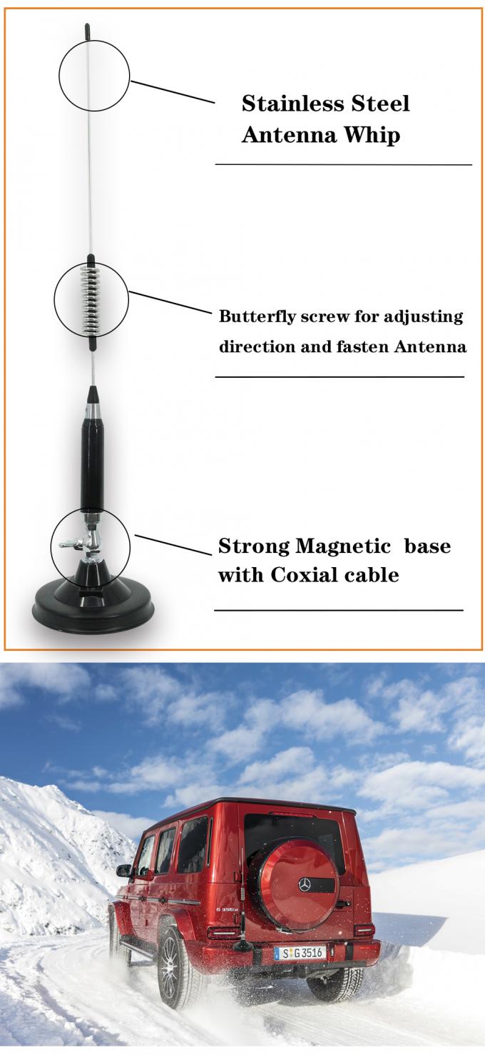 Antenna bassa magnetica dei CB di qualità 27Mhz di altezza all'aperto