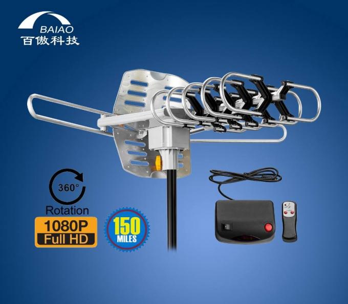 La frequenza ultraelevata motorizzata del Yagi ha amplificato l'antenna di Digital HDTV con una rotazione di 360 gradi 0
