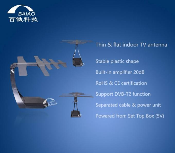 Yagi antenna all'aperto di 1080P ATSC/DVB-T/DVB-T2 ISDB-T Digital TV 1