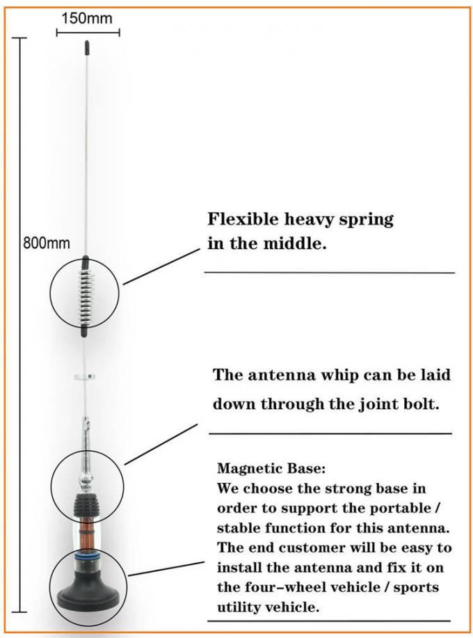 26 - antenna dei CB dell'automobile/camion della lunga autonomia della radio 28MHz 1