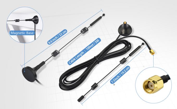Alta antenna Wifi di Hua Wei Branded 3g 4g Lte delle antenne del telefono cellulare di GSM 2.4ghz Ts9 di guadagno 3