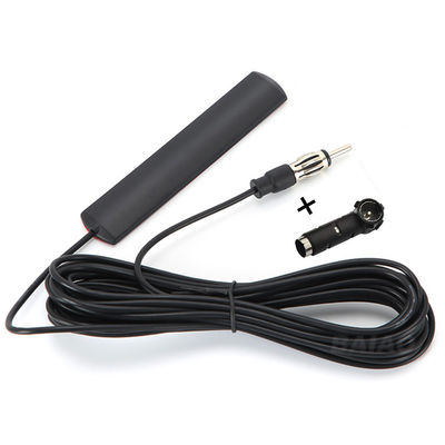 DIN Plug Adhesive Patch Automobile Auto nascosto AM FM Radio Antenna per veicoli Truck Stereo Receiver Head Unit