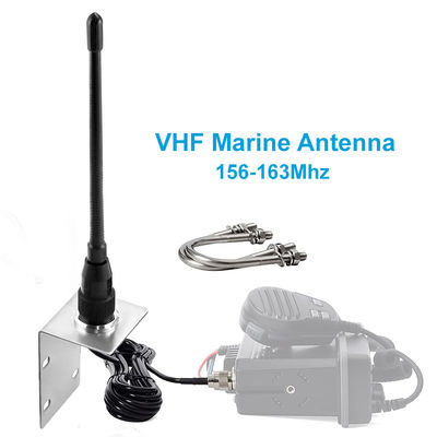 Antenna VHF marina Stubby Antenna aerea 156-163Mhz Antenne walkie-talkie per imbarcazioni Pontoon Barche a vela Yacht Radios marine