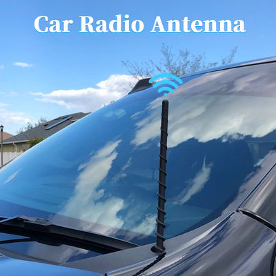 Per GM Antenna a prova di lavaggio a sostituzione breve Antenna di gomma flessibile diretta a spirale con ricezione radio FM/AM ottimizzata
