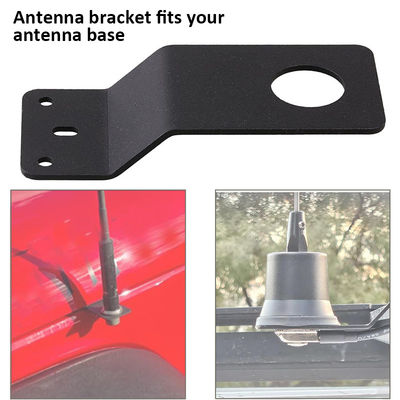 CB in acciaio inossidabile pesante Antenna radio montante supporto bracket accessorio porta posteriore auto