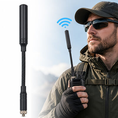 Antenna tattica boomerang, doppia banda 144/430MHz Antenna radio portabile con interfaccia SMA opzionale