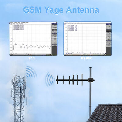 Antenna Yagi GSM 9dBi ad alto guadagno esterna 3G 4G Antenna Yagi Polarizzazione verticale/orizzontale per potenziamento del segnale cellulare
