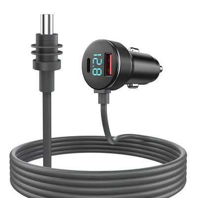 Starlink Mini Replacement Coaxial Cable 12V DC Barrel Jack Thick Wire Stable Power Supply for Outdoor Camping Activities