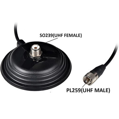 11CM Grande Tazza di aspirazione Car Radio Antenna Magnet Base, 30,8lbs Magnete di alta forza di trazione Montaggio per VHF UHF HF Antenne radio Ham
