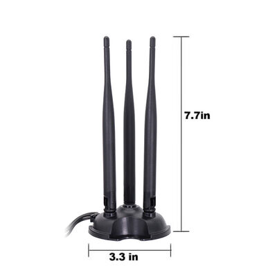 Antenna WiFi Dual Band Omni ad alto guadagno 2.4G 5.8G, Antenna Omni 8dBi per router WiFi e scheda di rete wireless