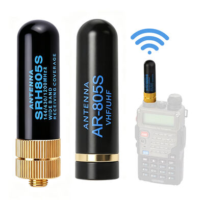 Antenna VHF UHF ad alto guadagno da 2,15dBi Antenna radio bidirezionale portatile a doppia banda durevole per uso esterno di walkie-talkie